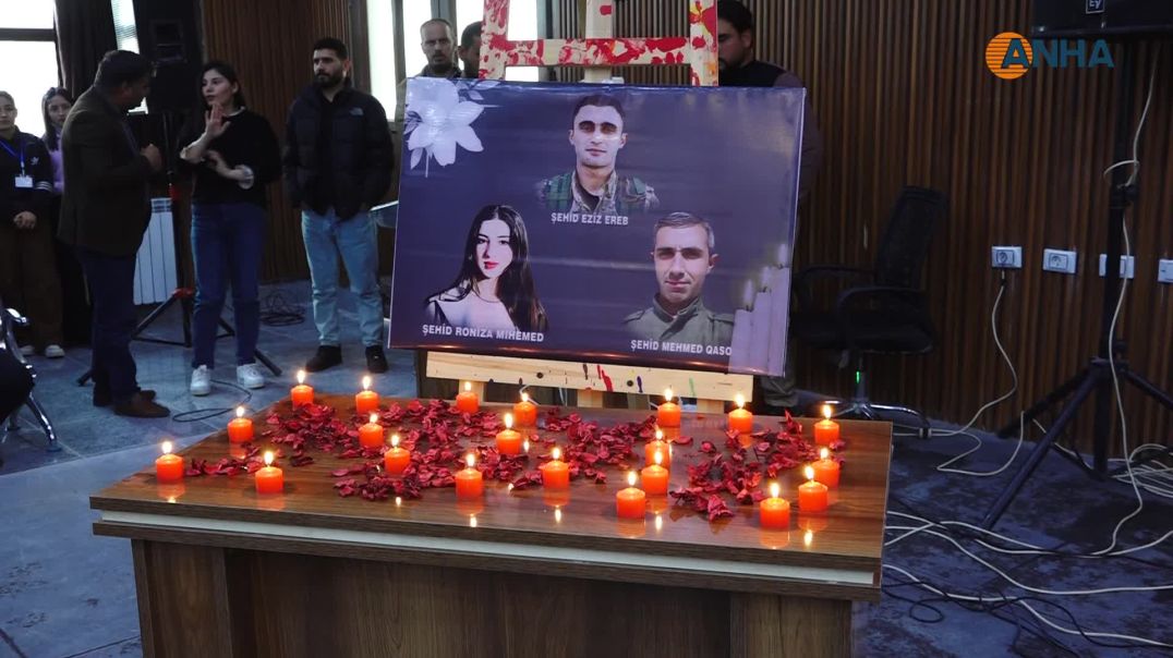 Li Zanîngeha Kobaniyê bîranîna şehîdên Tişrîn û Qereqozaqê