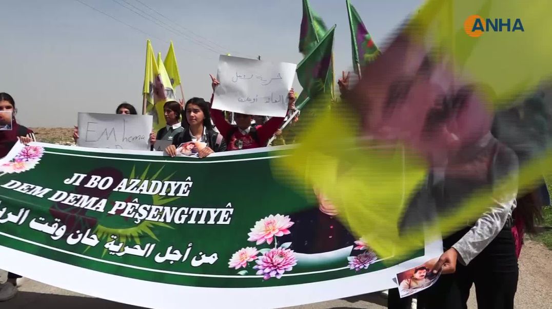 ⁣Ciwan ji bo azadiy fîzîkî ya Rêber Abdullah Ocalan meşiyan
