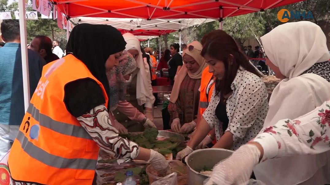 ⁣انطلاق فعاليات مهرجان الربيع في جامعة روج آفا