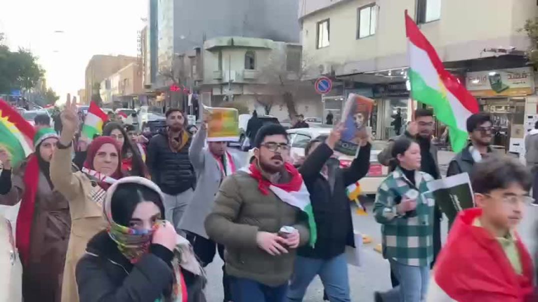 لدعم مقاومة روج آفا تظاهرات حاشدة في جنوب كردستان
