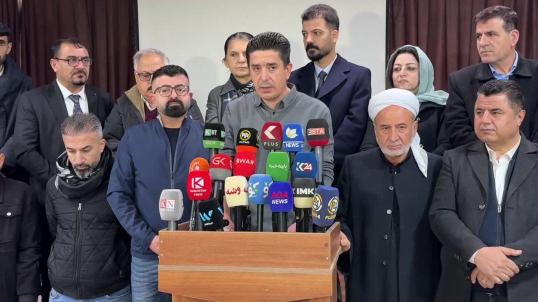 ⁣كركوك تطلق حملة تضامن مع روج آفا لجمع المساعدات الإنسانية