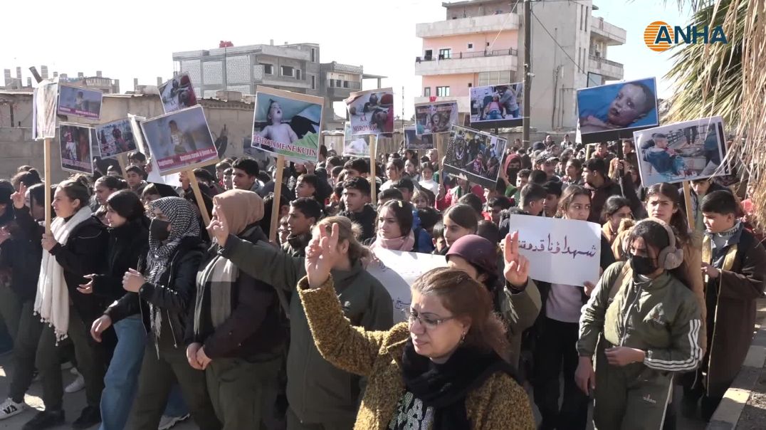مظاهرات وبيانات تنديداً بهجمات حلب: استهداف المدنيين جريمة حرب وإرادة الشعوب لن تُكسر-درباسية
