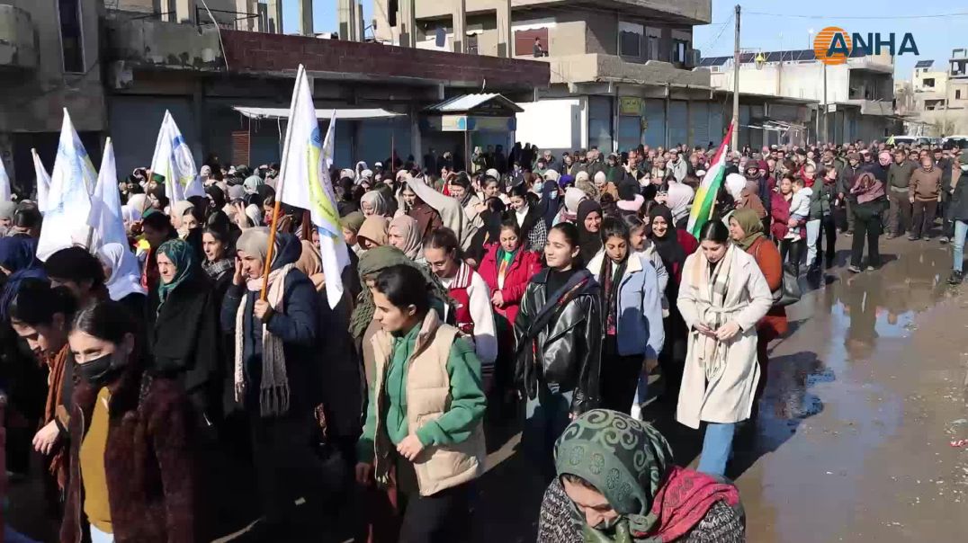 أهالي ديرك يحيون ذكرى تحرير كوباني من مرتزقة داعش