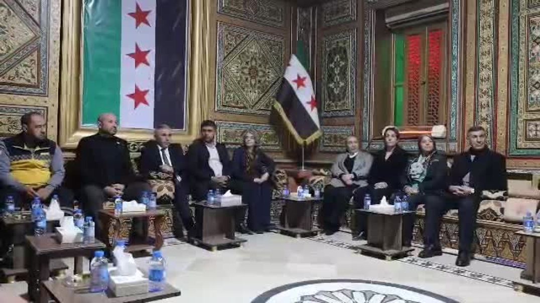 وزير الطوارئ في الحكومة المؤقتة يزور محافظ الحسكة