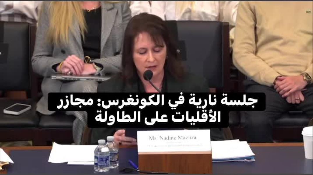 نادين ماينزا توصي الكونغرس الأميركي بحماية الكرد ووقف حصار كوباني والسويداء