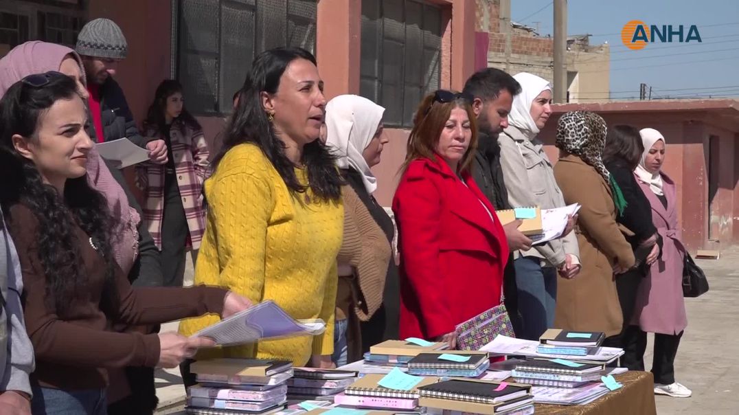 توزيع الجلاء المدرسي على طلبة الجزيرة-الحسكة