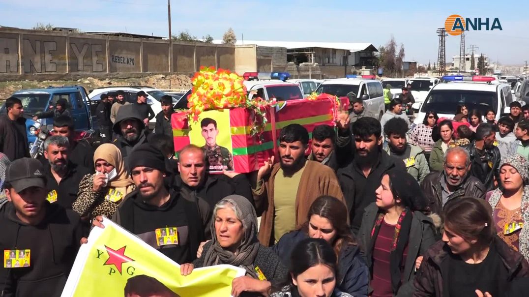 ⁣Li Kobanê merasîma 5 şehîdan
