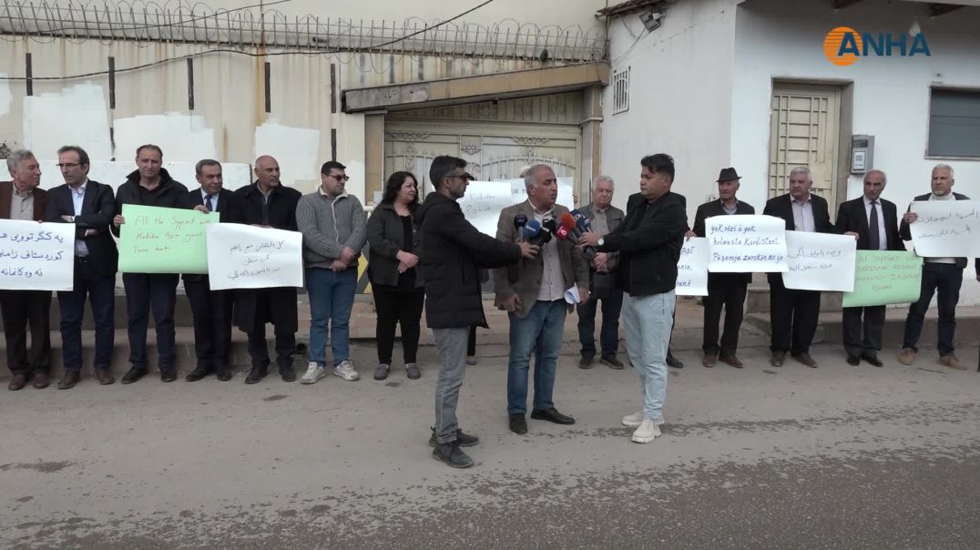 احتجاج في قامشلو تنديداً بهجمات إيران على جنوب وشرق كردستان